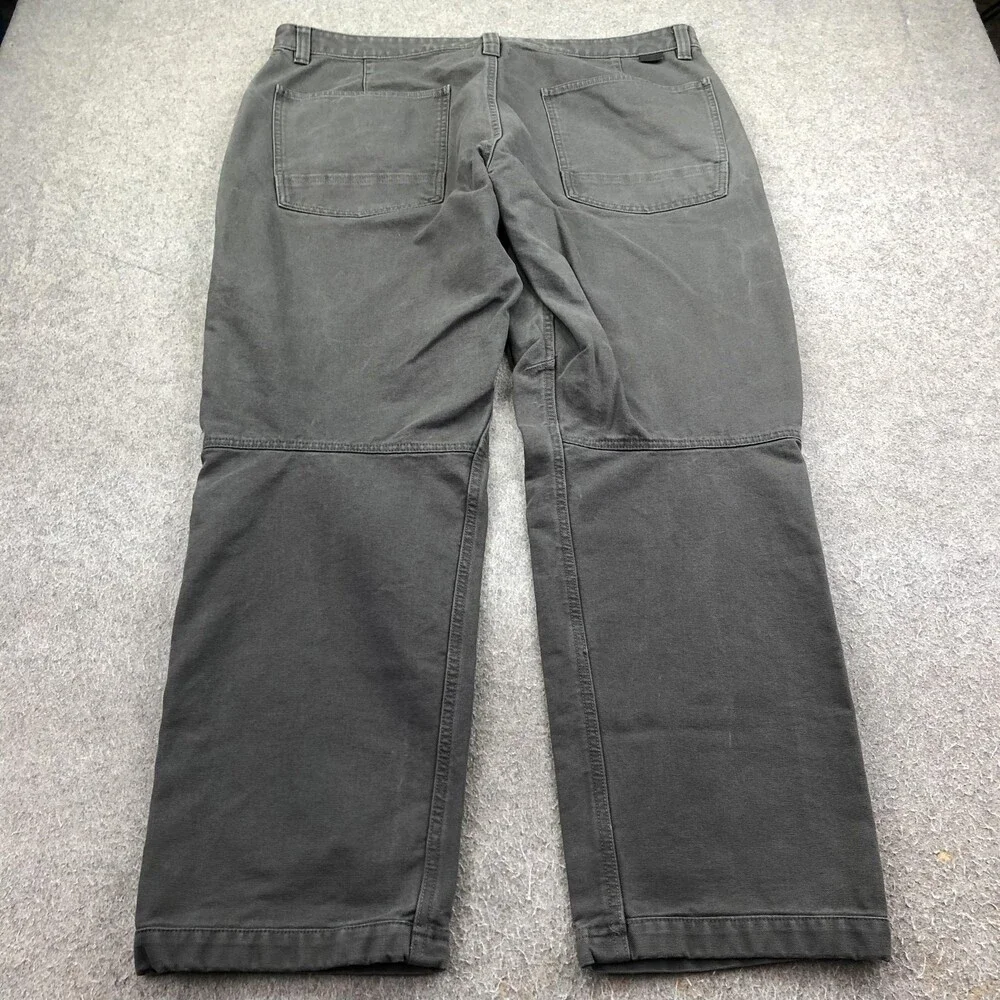 The North Face Pants Mens 40x31 Gray Canvas Carpenter Relaxed Straight Workwear